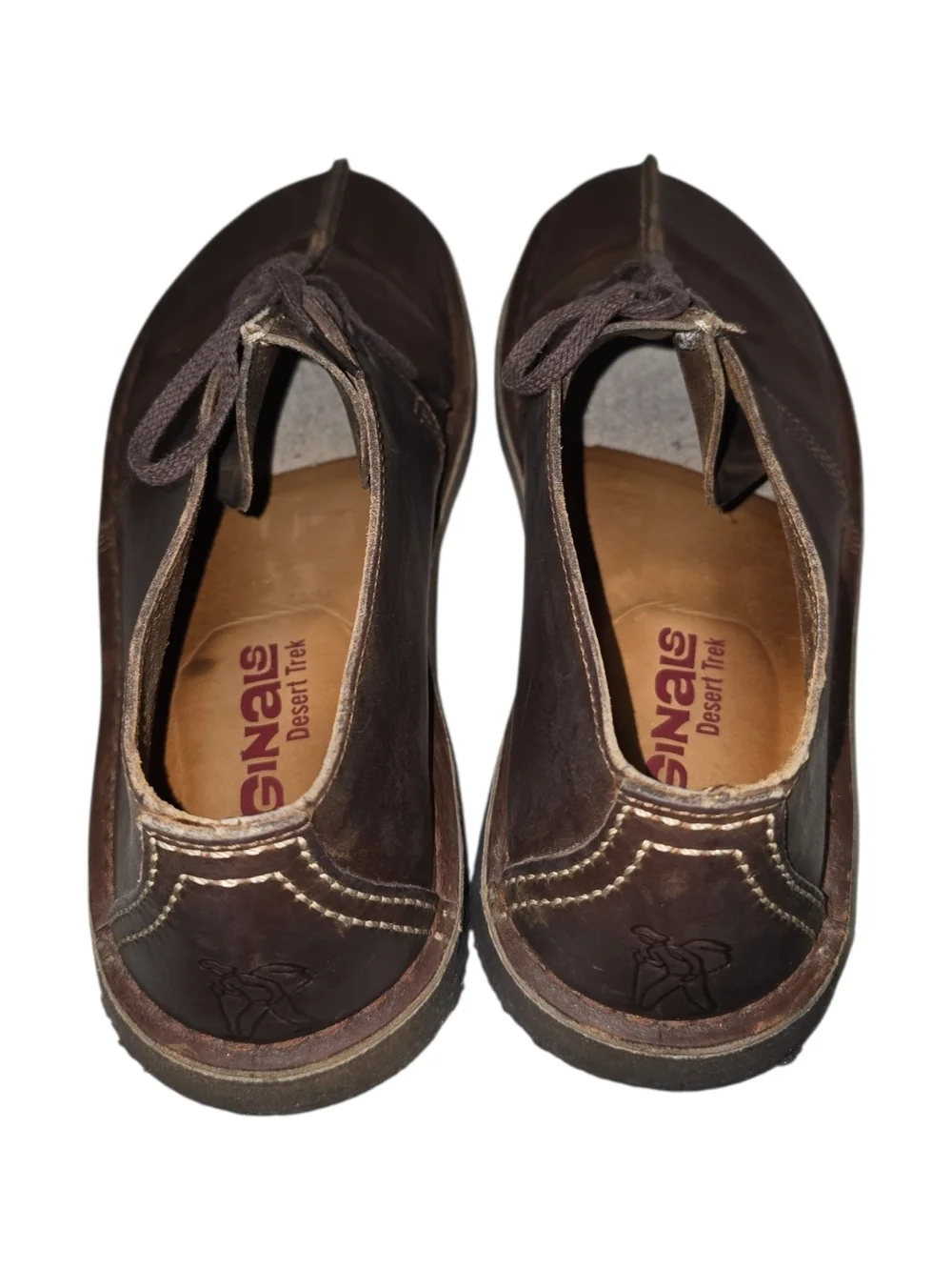 Clarks Originals Desert Trek Chukka Boots 11 Brown Leather